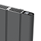 Urban 500 x 1167mm Smart WiFi Aluminium Electric Radiator - 2000W Anthracite