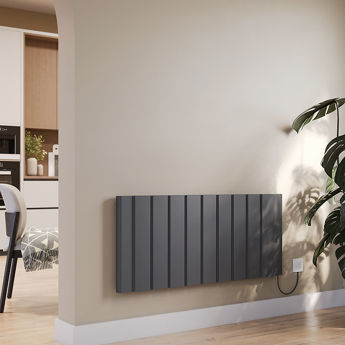 Urban 500 x 1167mm Smart WiFi Aluminium Electric Radiator - 2000W Anthracite