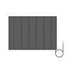 Urban 500 x 724mm Smart WiFi Aluminium Electric Radiator - 1000W Anthracite