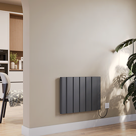 Urban 500 x 724mm Smart WiFi Aluminium Electric Radiator - 1000W Anthracite