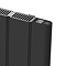 Urban 500 x 724mm Smart WiFi Aluminium Electric Radiator - 1000W Matt Black