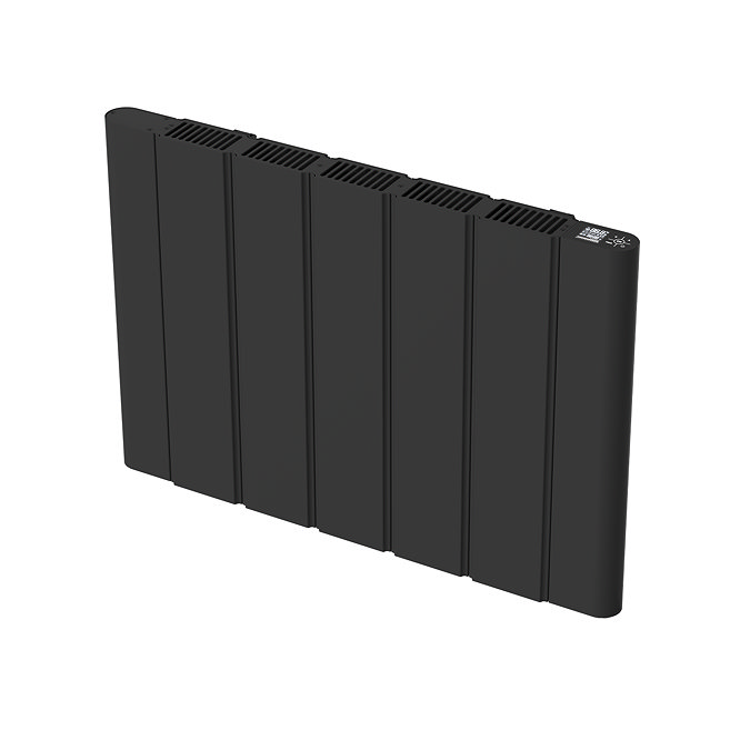 Urban 500 x 724mm Smart WiFi Aluminium Electric Radiator - 1000W Matt Black