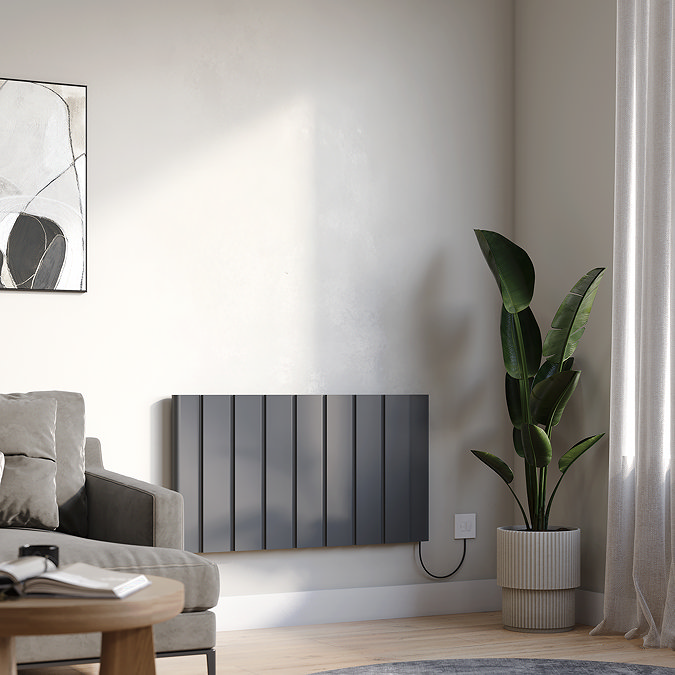 Urban 500 x 946mm Smart WiFi Aluminium Electric Radiator - 1500W Anthracite