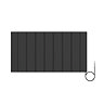 Urban 500 x 946mm Smart WiFi Aluminium Electric Radiator - 1500W Matt Black