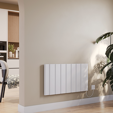 Urban 500 x 946mm Smart WiFi Aluminium Electric Radiator - 1500W White