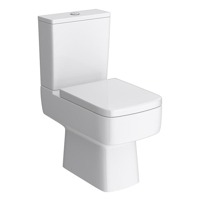 Urban 600mm Cashmere Compact Floorstanding Vanity Unit + Close Coupled Toilet  Profile Large Image