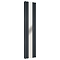 Urban Anthracite Vertical Radiator with Mirror – Double Panel, 1800 x 504mm