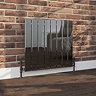 Urban Black Nickel Horizontal H600 x W604mm Radiator - Single Panel Large Image