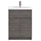 Urban Compact 600mm Urban Grey Avola Compact Vanity Unit + Close Coupled Toilet In Bathroom Large I