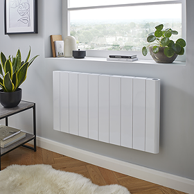 Urban Electric Smart Wifi Aluminium Panel 2000W Energy Saving Horizontal White Radiator - 500 x 907mm