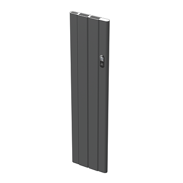Urban Electric Smart WiFi Aluminium Radiator – 1000W Vertical Anthracite Panel Heater, 1600 x 392mm