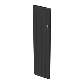 Urban 1600 x 392mm Smart WiFi Aluminium Electric Radiator - 1000W Matt Black