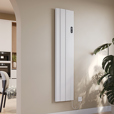 Urban 1600 x 392mm Smart WiFi Aluminium Electric Radiator – 1000W White