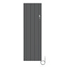 Urban Electric Smart WiFi Aluminium Radiator – 1500W Vertical Anthracite Panel Heater, 1600 x 503mm