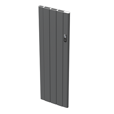 Urban Electric Smart WiFi Aluminium Radiator – 1500W Vertical Anthracite Panel Heater, 1600 x 503mm