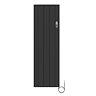 Urban Electric Smart WiFi Aluminium Radiator – 1500W Vertical Matt Black Panel Heater, 1600 x 503mm