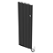Urban Electric Smart WiFi Aluminium Radiator – 1500W Vertical Matt Black Panel Heater, 1600 x 503mm