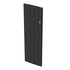 Urban 1600 x 503mm Smart WiFi Aluminium Electric Radiator – 1500W Matt Black