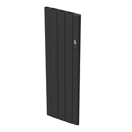 Urban 1600 x 503mm Smart WiFi Aluminium Electric Radiator – 1500W Matt Black