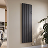 Urban 1600 x 503mm Smart WiFi Aluminium Electric Radiator – 1500W Matt Black