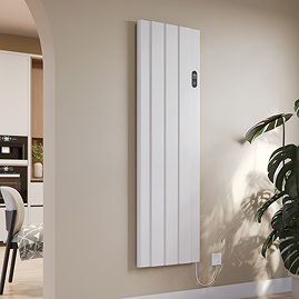 Urban 1600 x 503mm Smart WiFi Aluminium Electric Radiator - 1500W White