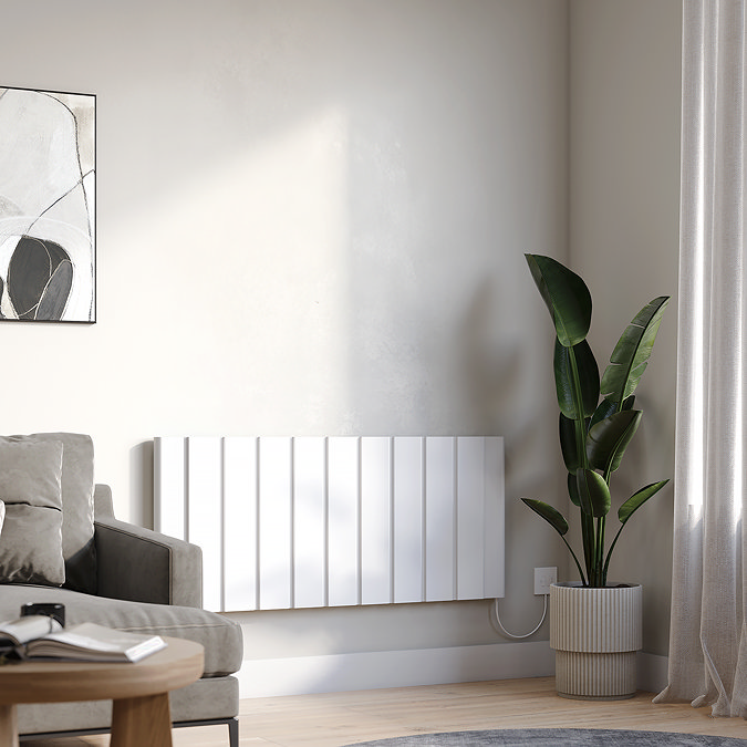 Urban 500 x 1167mm Smart WiFi Aluminium Electric Radiator - 2000W White