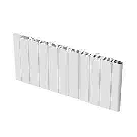 Urban Electric Smart WiFi Aluminium Radiator – 2000W Horizontal White Panel Heater, 500 x 1167mm
