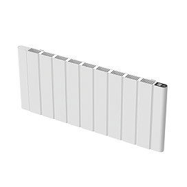 Urban Electric Smart WiFi Aluminium Radiator – 2000W Horizontal White Panel Heater, 500 x 1167mm