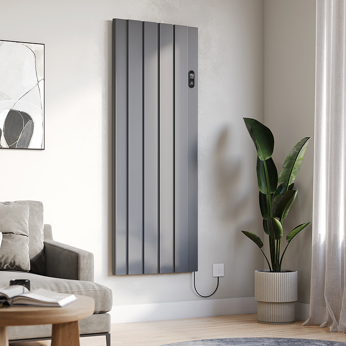 Urban 1600 x 614mm Smart WiFi Aluminium Electric Radiator - 2000W Anthracite