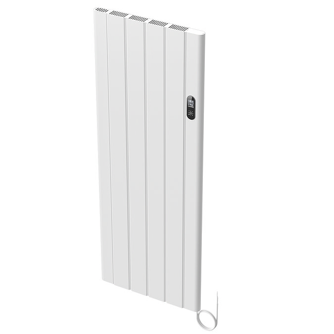 Urban Electric Smart WiFi Aluminium Radiator – 2000W Vertical White Panel Heater, 1600 x 614mm