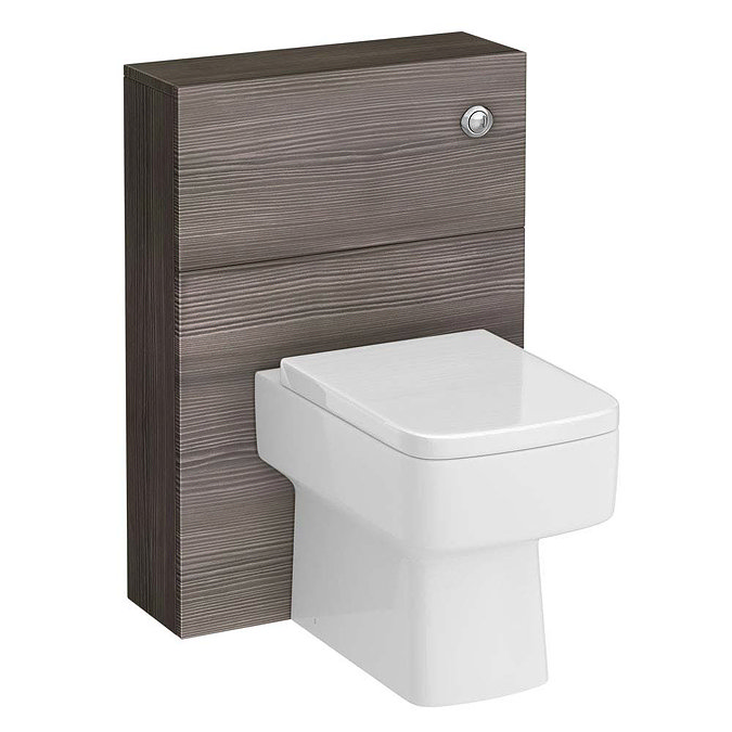 Urban Grey Avola Modern Sink Vanity Unit + WC Toilet Unit Package Standard Large Image