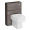Urban Grey Avola Modern Sink Vanity Unit + WC Toilet Unit Package  Standard Large Image