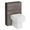 Urban Grey Avola Modern Sink Vanity Unit + WC Toilet Unit Package Standard Large Image