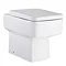 Urban Grey Avola Modern Sink Vanity Unit + WC Toilet Unit Package In Bathroom Large Image