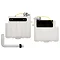 Urban Grey Avola Modern Sink Vanity Unit + WC Toilet Unit Package Newest Large Image
