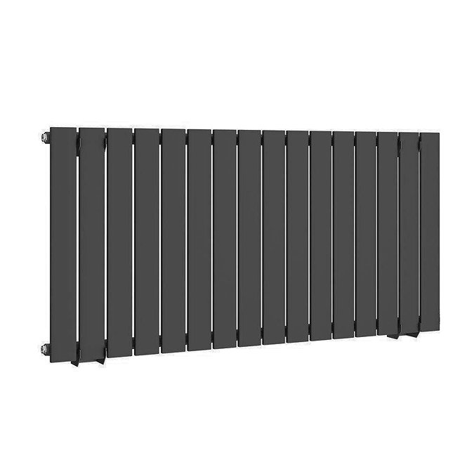 Urban H600 x W1216mm Anthracite Electric Only Single Panel Radiator with Bluetooth Thermostatic Element