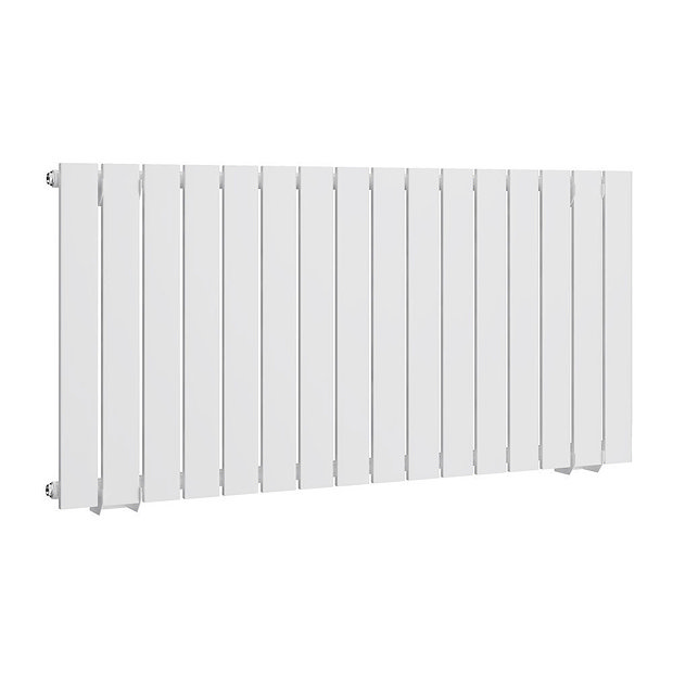 Single Way Radiators Urban H600 x W1216mm White Electric Only Single Panel Radiator with ...