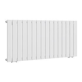 Urban H600 x W1216mm White Electric Only Single Panel Radiator with Bluetooth Thermostatic Element