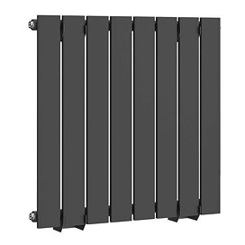 Urban H600 x W608mm Anthracite Electric Only Single Panel Radiator with Bluetooth Thermostatic Element