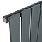 Urban H600 x W836mm Anthracite Electric Only Single Panel Radiator with On/Off Element