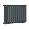 Urban H600 x W836mm Anthracite Electric Only Single Panel Radiator with On/Off Element