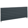 Urban Horizontal Radiator - Anthracite - Double Panel (1600mm Wide) 608mm High