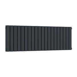 Urban Horizontal Radiator - Anthracite - Double Panel (400mm High) 1180mm Wide