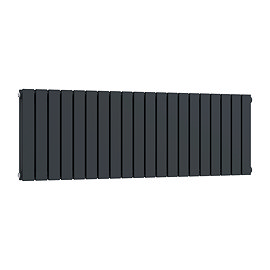 Urban Horizontal Radiator - Anthracite - Double Panel (400mm High) 1180mm Wide