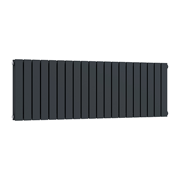 Urban Horizontal Radiator - Anthracite - Double Panel (400mm High) 1180mm Wide