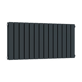 Urban Horizontal Radiator - Anthracite - Double Panel (400mm High) 826mm Wide