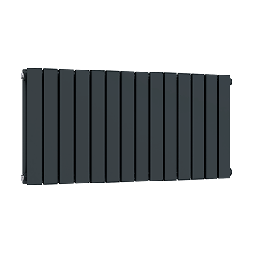 Urban Horizontal Radiator - Anthracite - Double Panel (400mm High) 826mm Wide
