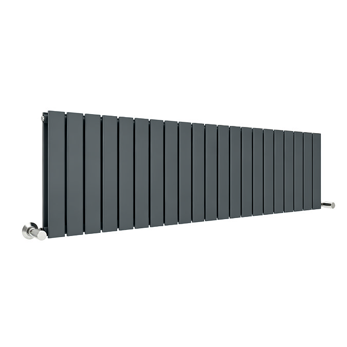 Urban Horizontal Radiator - Anthracite - Double Panel (400mm High x 1596mm Wide)