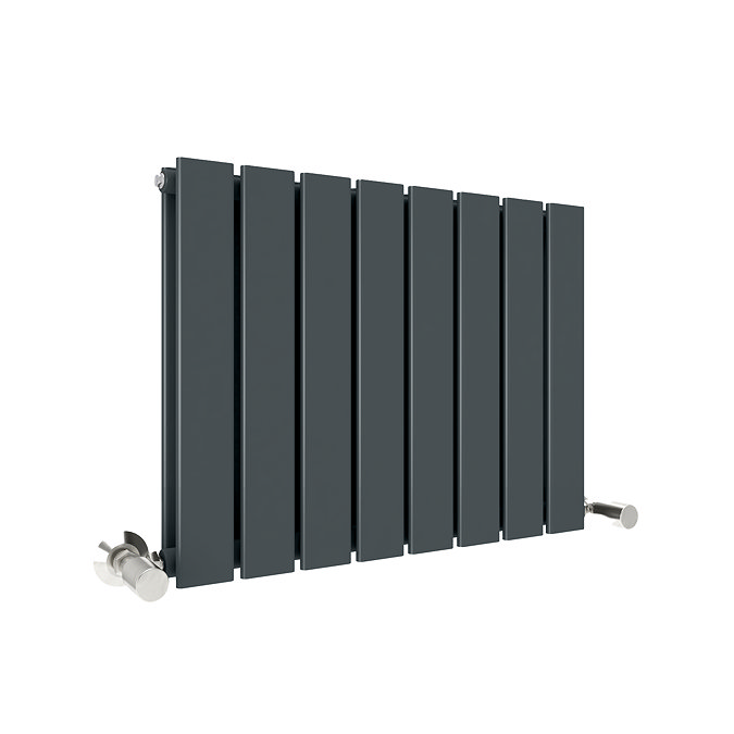Urban Horizontal Radiator - Anthracite - Double Panel (400mm High x 608mm Wide)