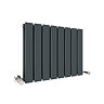 Urban Horizontal Radiator - Anthracite - Double Panel (400mm High x 608mm Wide)